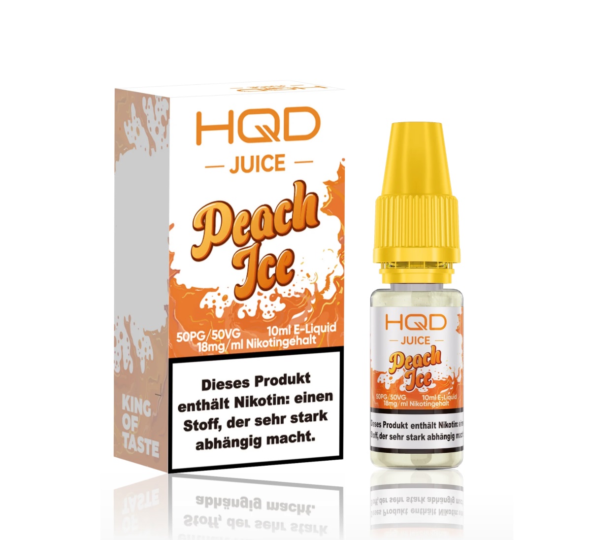 HQD Juice Liquid Peach Ice 10ml 18mg HQD Juice Liquid Peach Ice 10ml 18mg