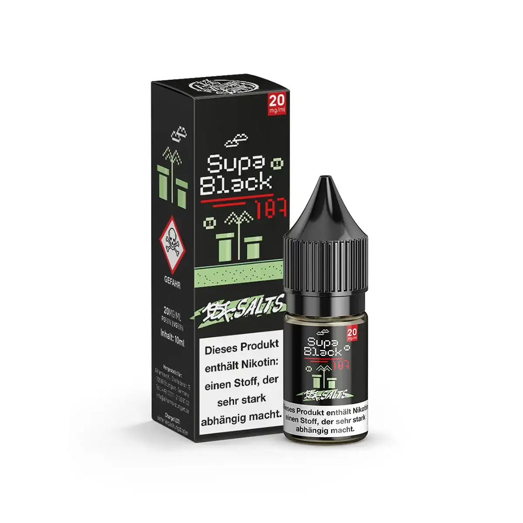 187 Strassenbande Vape Liquid Supa Black 10ml 20mg