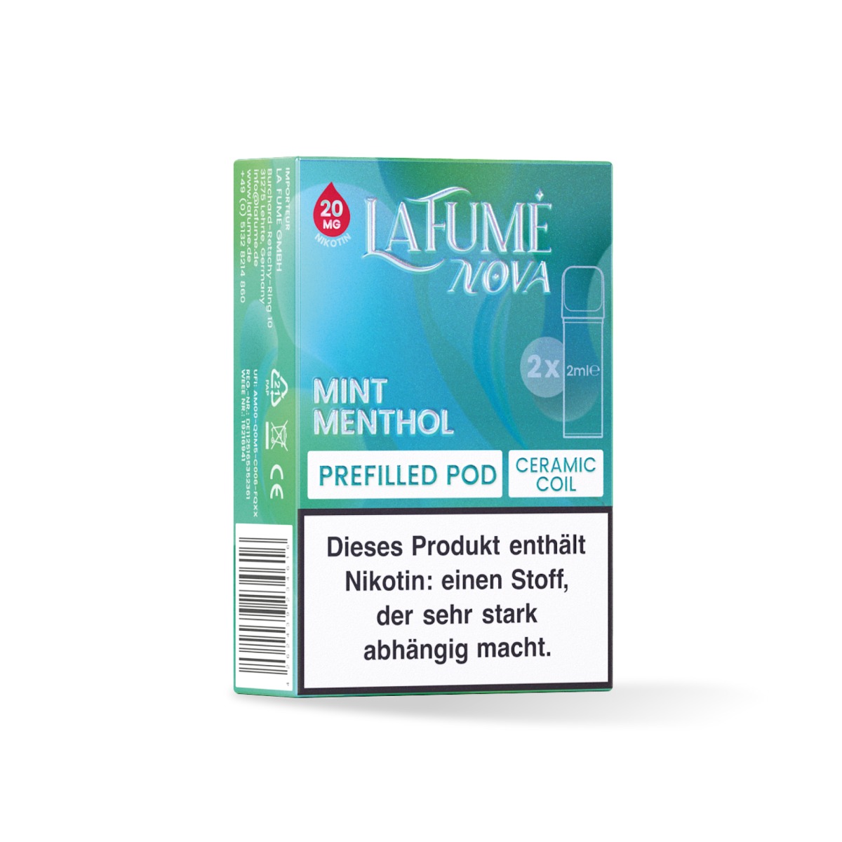 La Fume Nova Pod Mint Menthol La Fume Nova Pod Mint Menthol