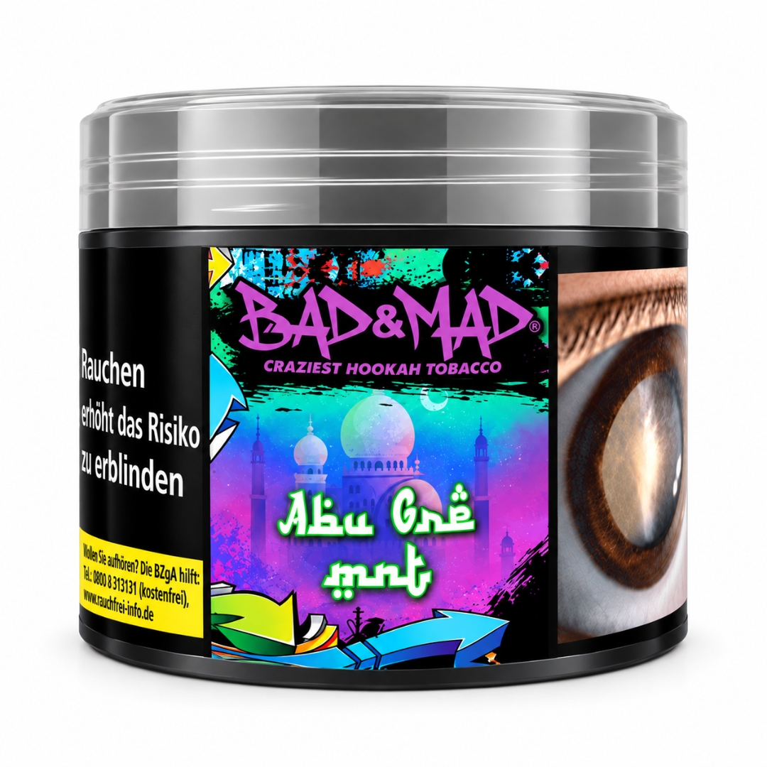 Bad & Mad Virginia Shisha Tabak Abu Grp Mnt 200g Bad & Mad Virginia Shisha Tabak Abu Grp Mnt 200g