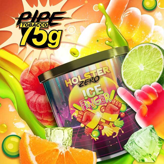 Holster Zero Pfeifentabak Ice Finger 75g Holster Zero Pfeifentabak Ice Finger 75g