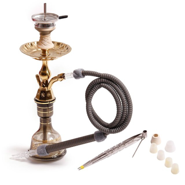 Luna Shisha Komplettset Small Tradi Grey Luna Shisha Komplettset Small Tradi Grey