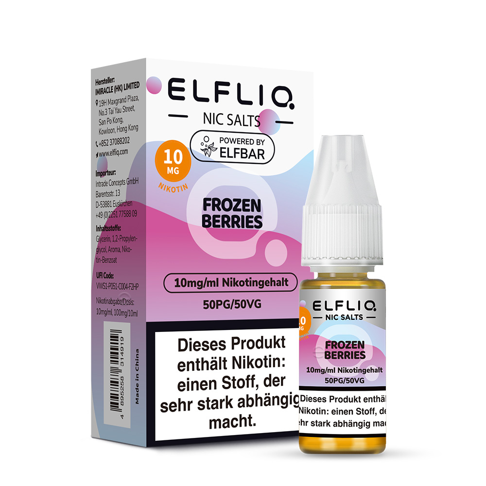 Elfliq Nikotinsalz Liquid Frozen Berries 10mg 10ml Elfliq Nikotinsalz Liquid Frozen Berries 10mg 10ml