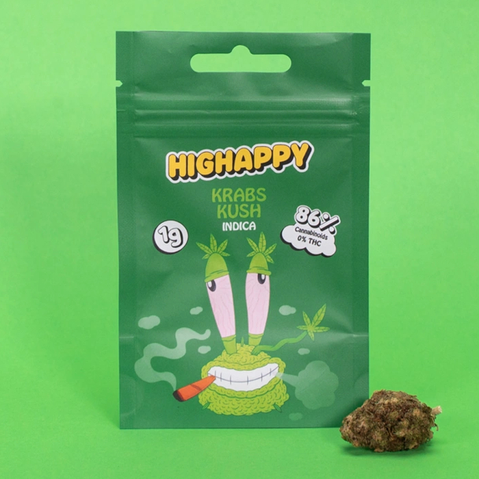 Highappy 10-OH-HHC Blüte Krabs Kush Highappy 10-OH-HHC Blüte Krabs Kush