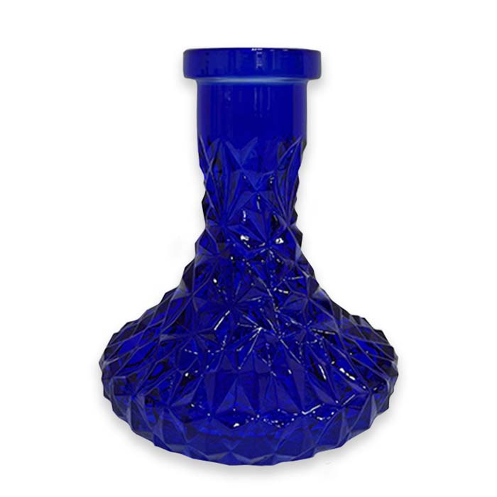 Vessel Glass Shisha Bowl Mini Crystal Blue Vessel Glass Shisha Bowl Mini Crystal Blue