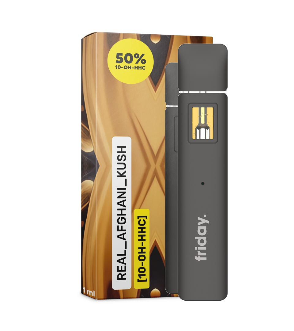 Friday 10-OH-HHC Vape Real Afghani Kush Friday 10-OH-HHC Vape Real Afghani Kush