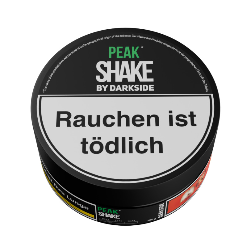 Darkside Shisha Tabak Peak Shake 120g Dose Darkside Shisha Tabak Peak Shake 120g Dose
