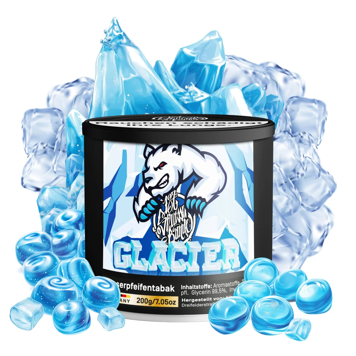 187 Shisha Tabak - Glacier 200g