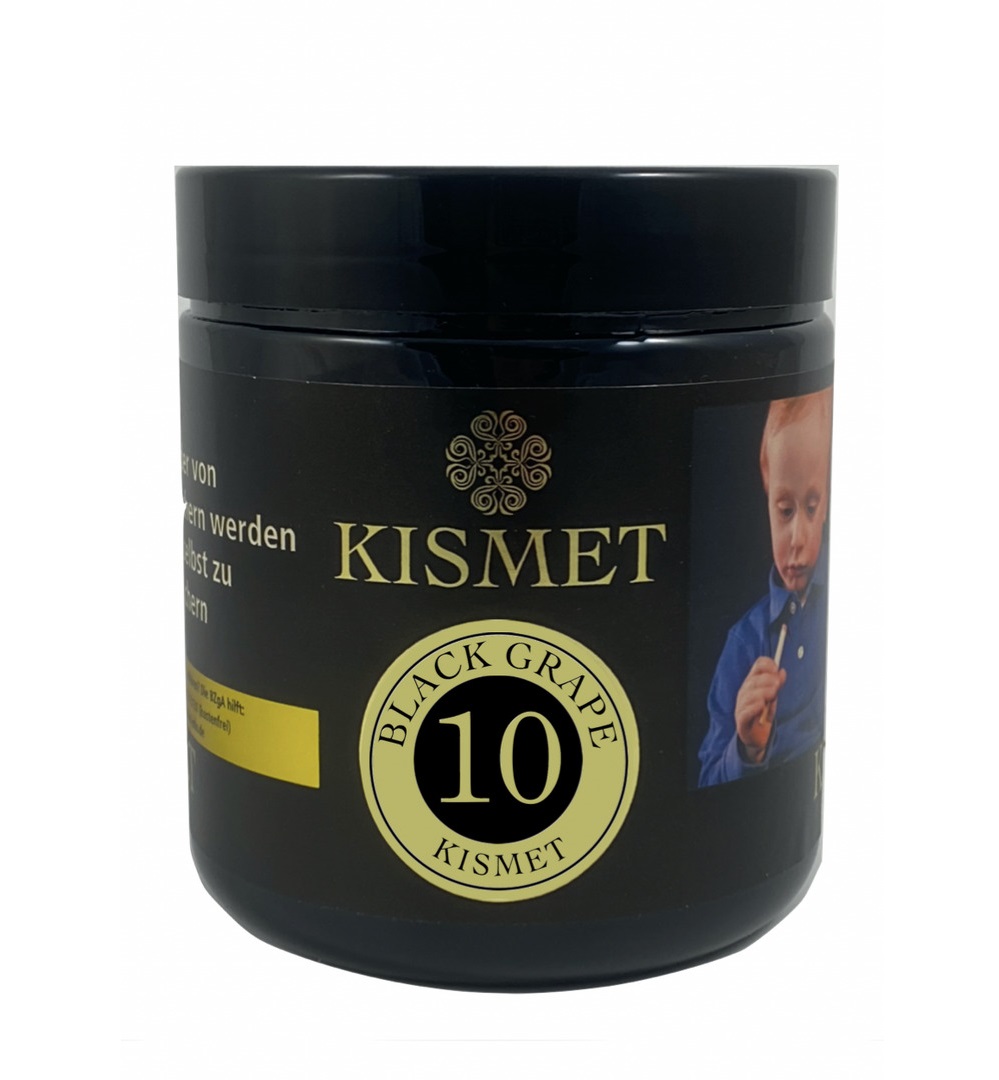 Kismet Shisha Tabak - Black Grape #10 200g