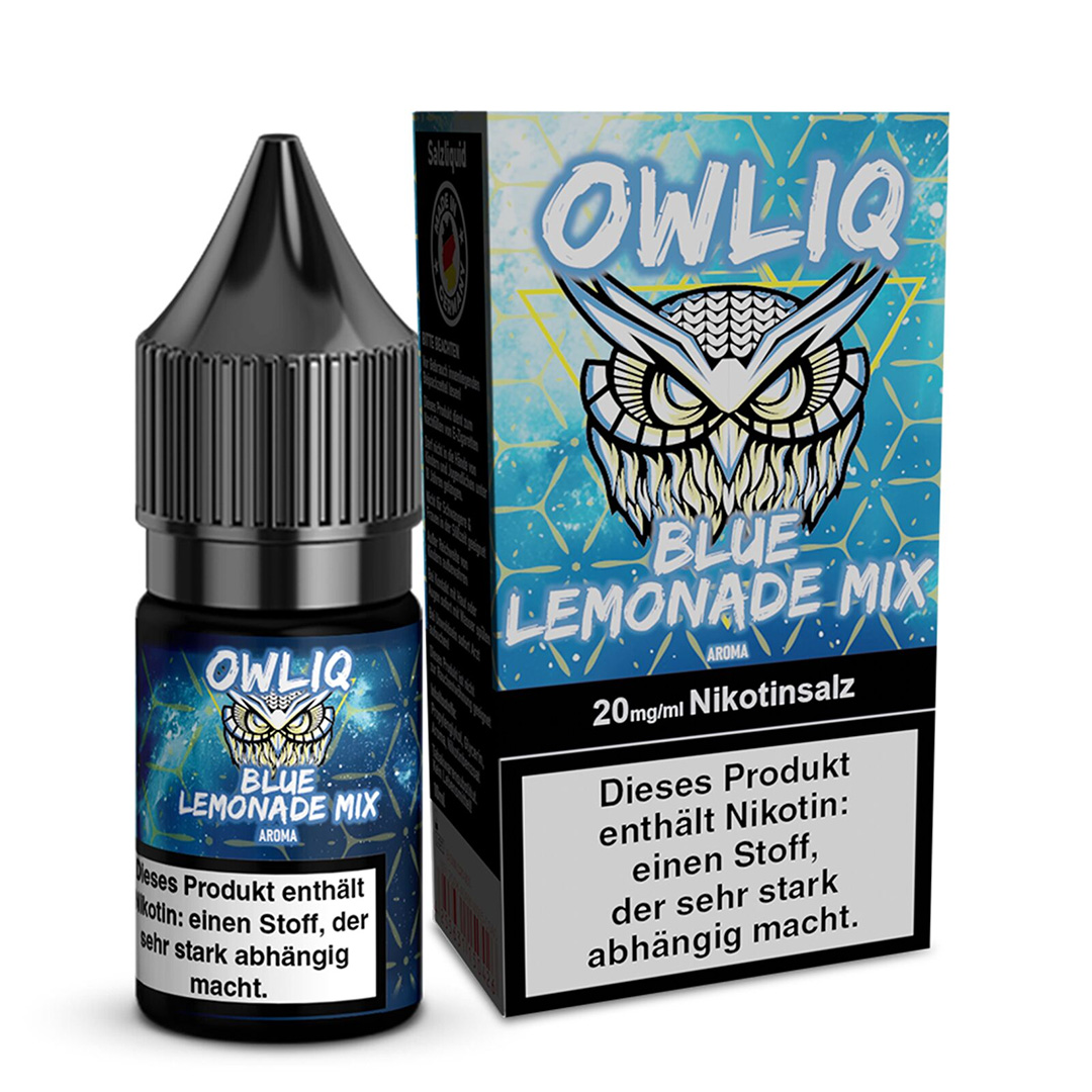 Owliq Blue Lemonade Mix Nikotinsalz Liquid 20mg 10ml Owliq Blue Lemonade Mix Nikotinsalz Liquid 20mg 10ml
