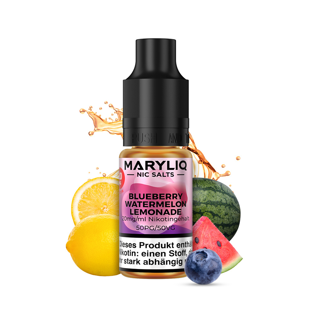 Maryliq - Blueberry Watermelon Lemonade Nikotinsalz Liquid 10ml | 20mg/ml