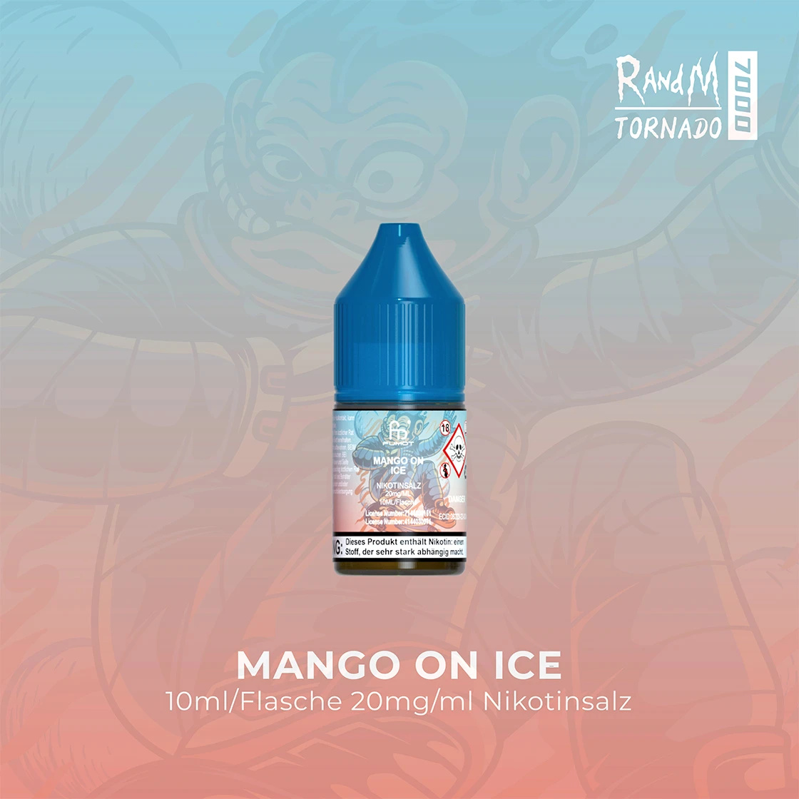 Randm Tornado Mango On Ice Nikotinsalz Liquid 10ml 20mg Randm Tornado Mango On Ice Nikotinsalz Liquid 10ml 20mg