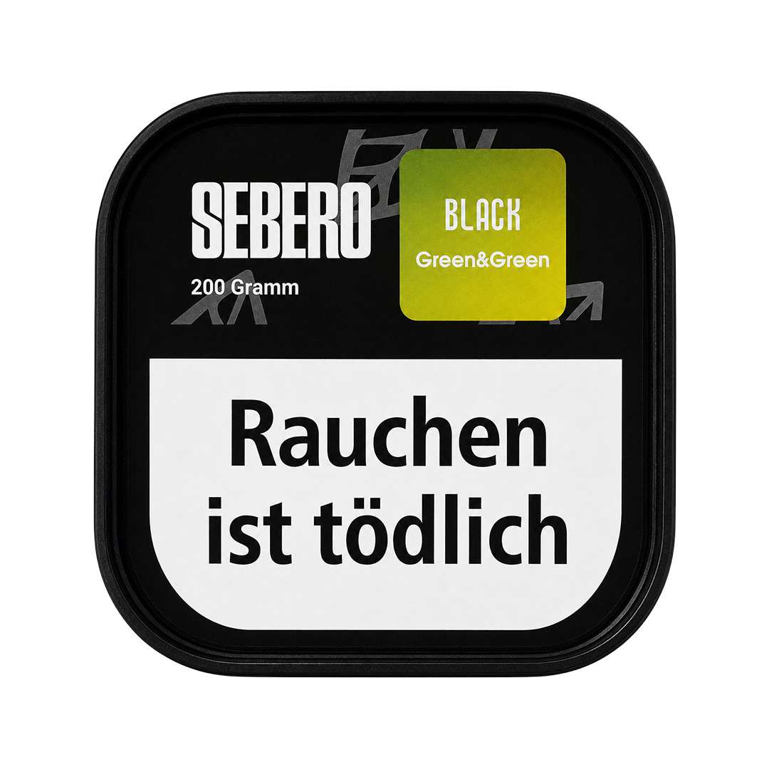 Sebero Darkblend Shisha Tabak Black Green & Green 200g Sebero Darkblend Shisha Tabak Black Green & Green 200g
