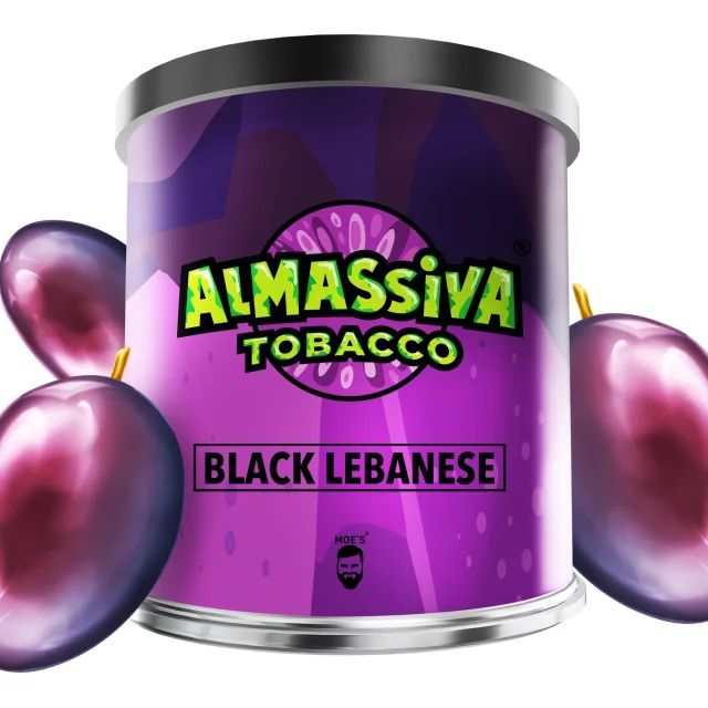 Al Massiva Shisha Tabak Black Lebanese 200g Al Massiva Shisha Tabak Black Lebanese 200g