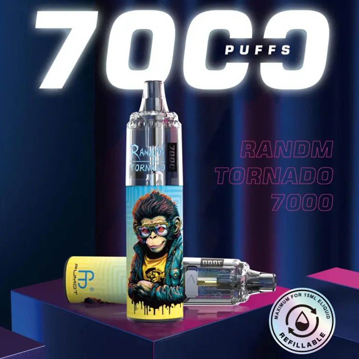 Randm Tornado Vape Device 7000 Züge Randm Tornado Vape Device 7000 Züge