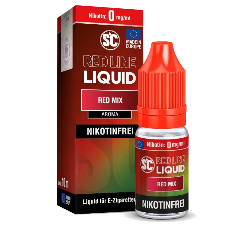 SC Red Line Liquid Red Mix 10ml 0mg
