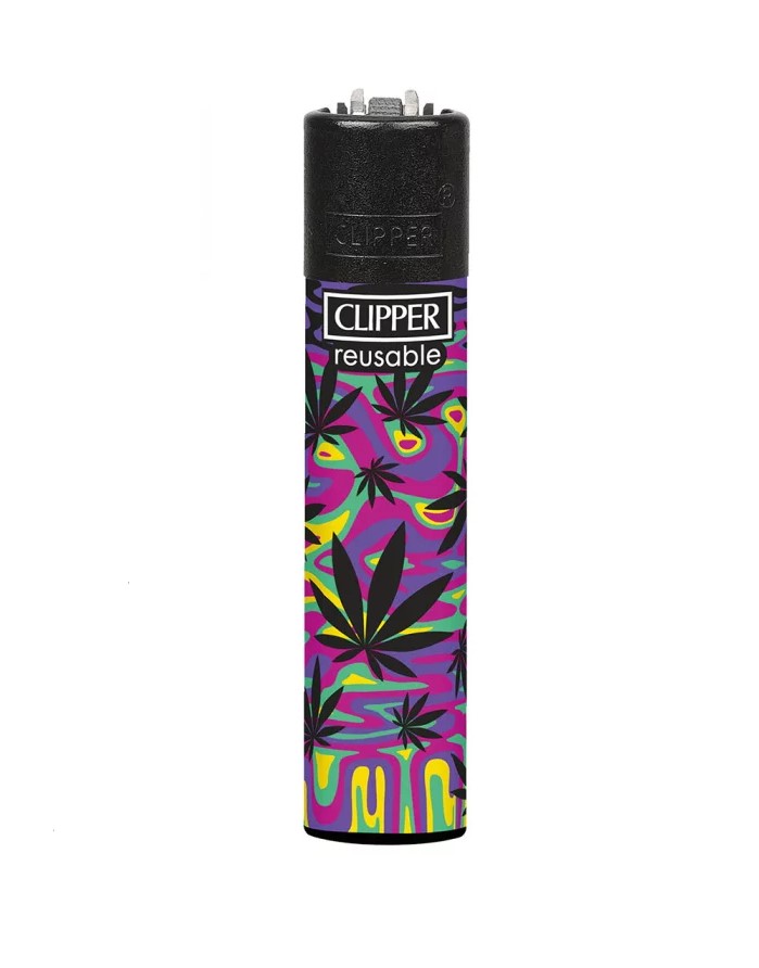 Clipper Feuerzeug Neon Leaves 2 Collection Motiv 4 Clipper Feuerzeug Neon Leaves 2 Collection Motiv 4