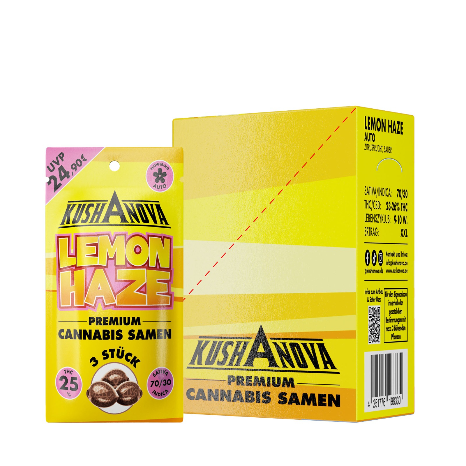 Kushanova Cannabissamen Lemon Haze Kushanova Cannabissamen Lemon Haze