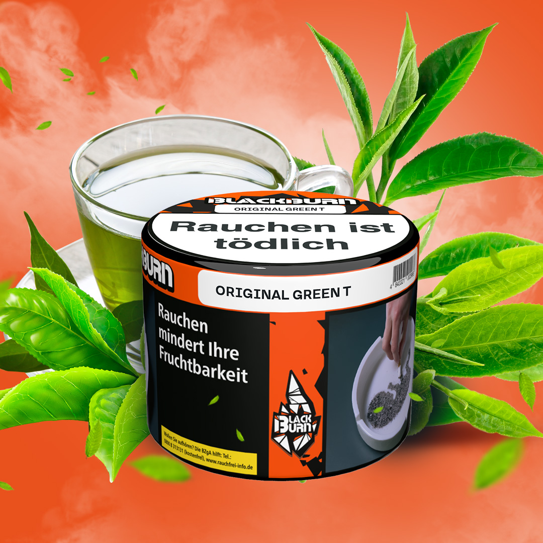 Blackburn Darkblend Shisha Tabak Green Tea 200g