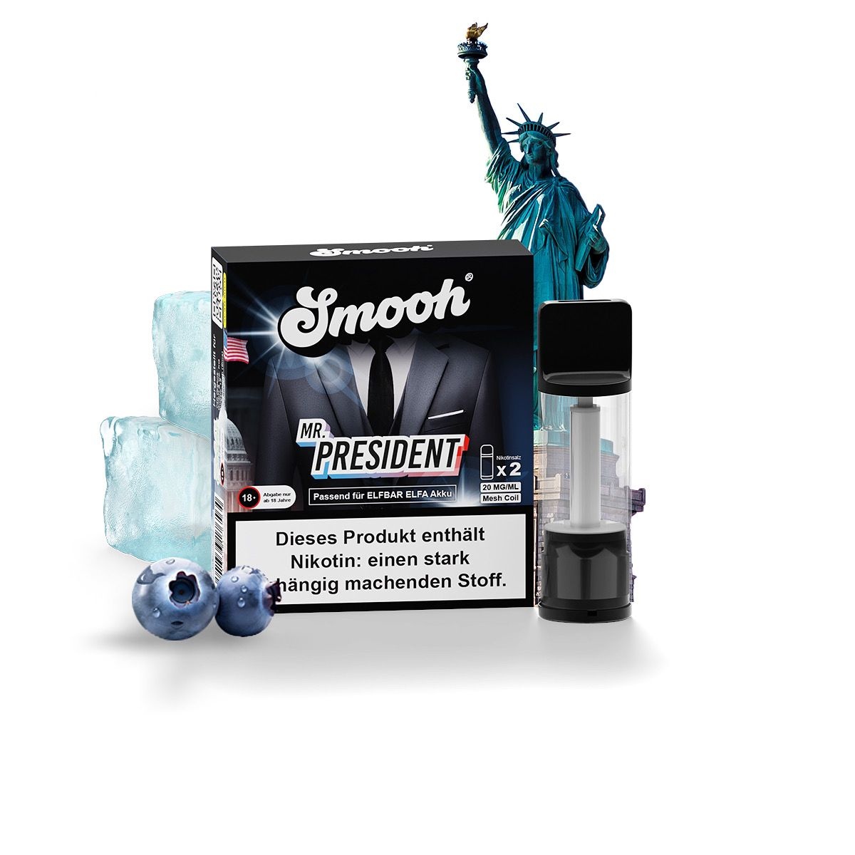 Smooh Vape Pod Mister President Smooh Vape Pod Mister President