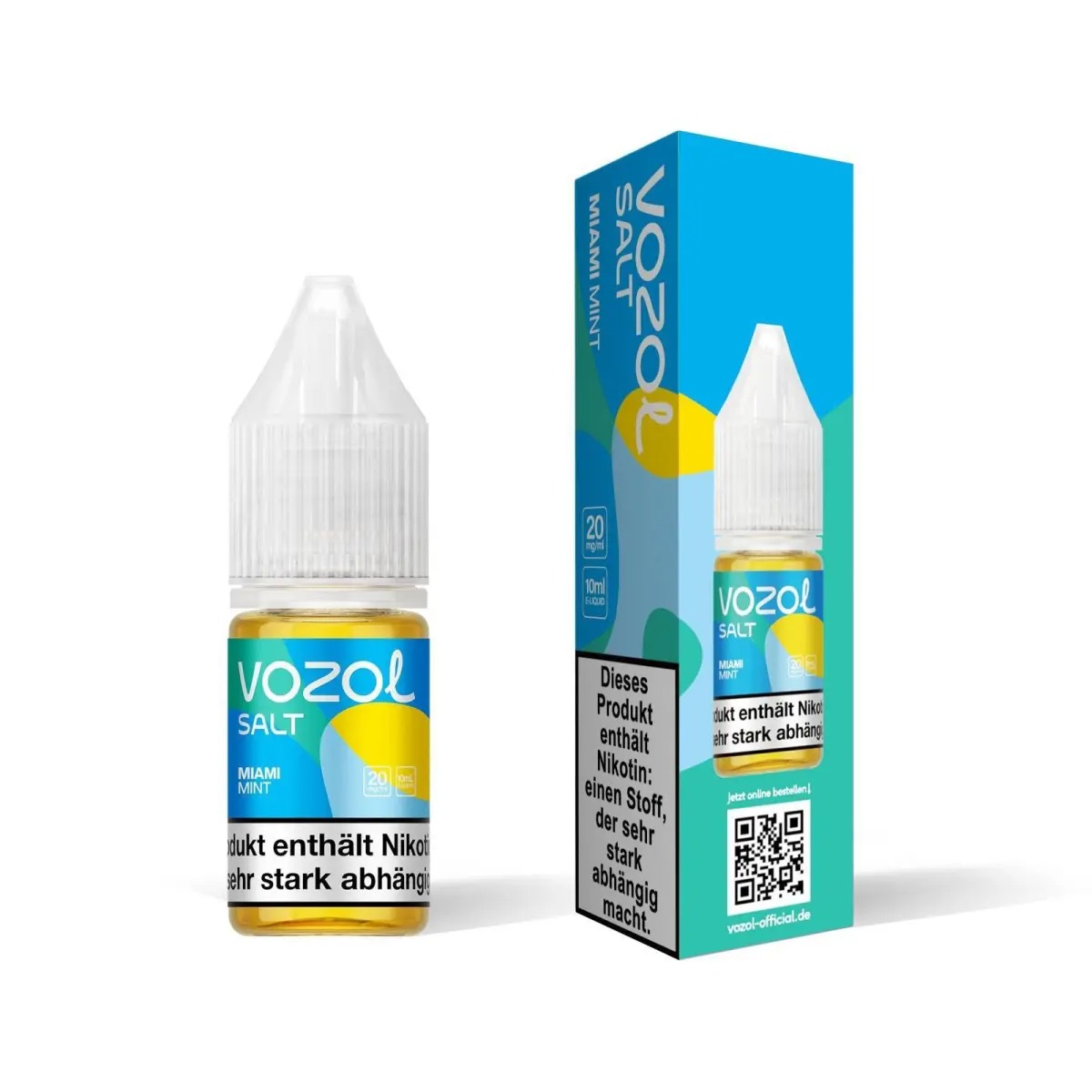 Vozol - Miami Mint Nikotinsalz Liquid 10ml | 20mg/ml