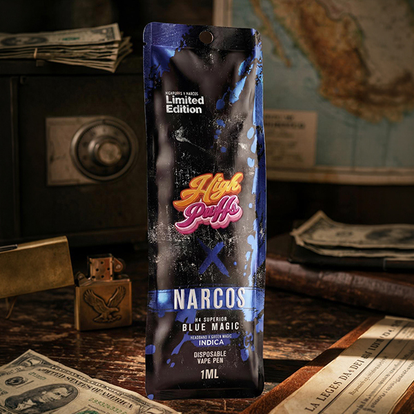 High Puffs H4 Superior Vape Narcos Edition Blue Magic 1ml High Puffs H4 Superior Vape Narcos Edition Blue Magic 1ml