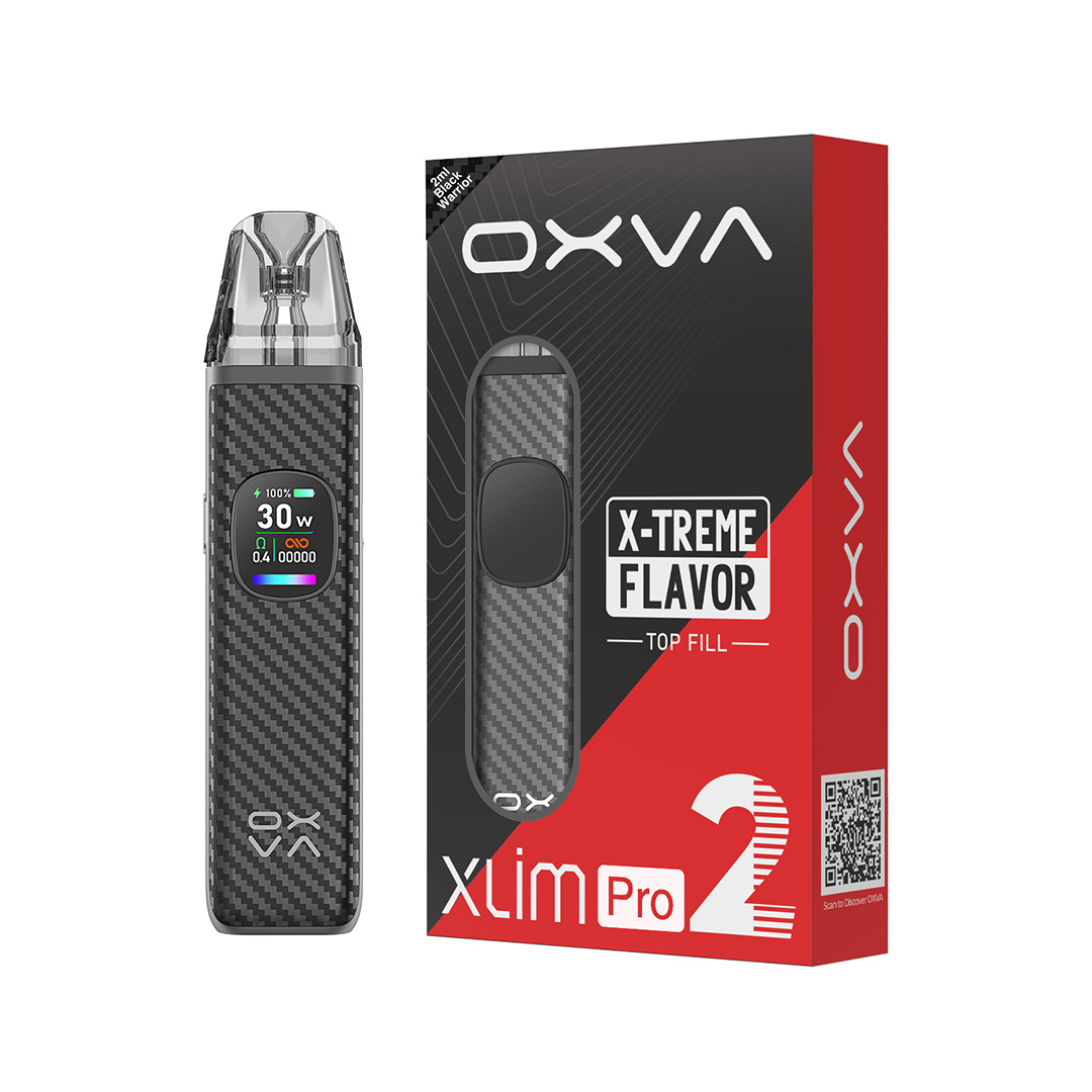 Oxva Xlim Pro 2 Pod System Kit Black Warrior Oxva Xlim Pro 2 Pod System Kit Black Warrior