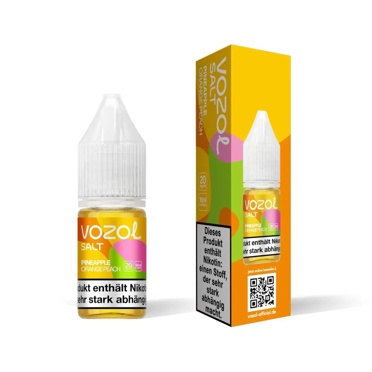 Vozol Liquid Pineapple Orange Peach 10ml 20mg Vozol Liquid Pineapple Orange Peach 10ml 20mg