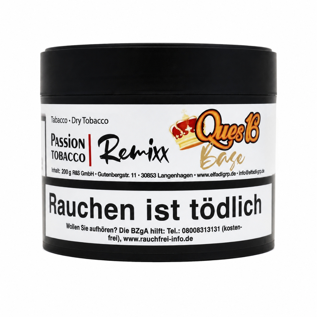 True Passion Remixx Dry Base Pfeifentabak Qwiine16 65g