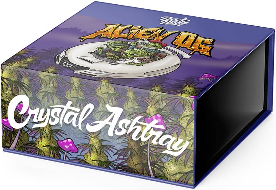 Best Buds Kristallaschenbecher Alien OG Box Best Buds Kristallaschenbecher Alien OG Box