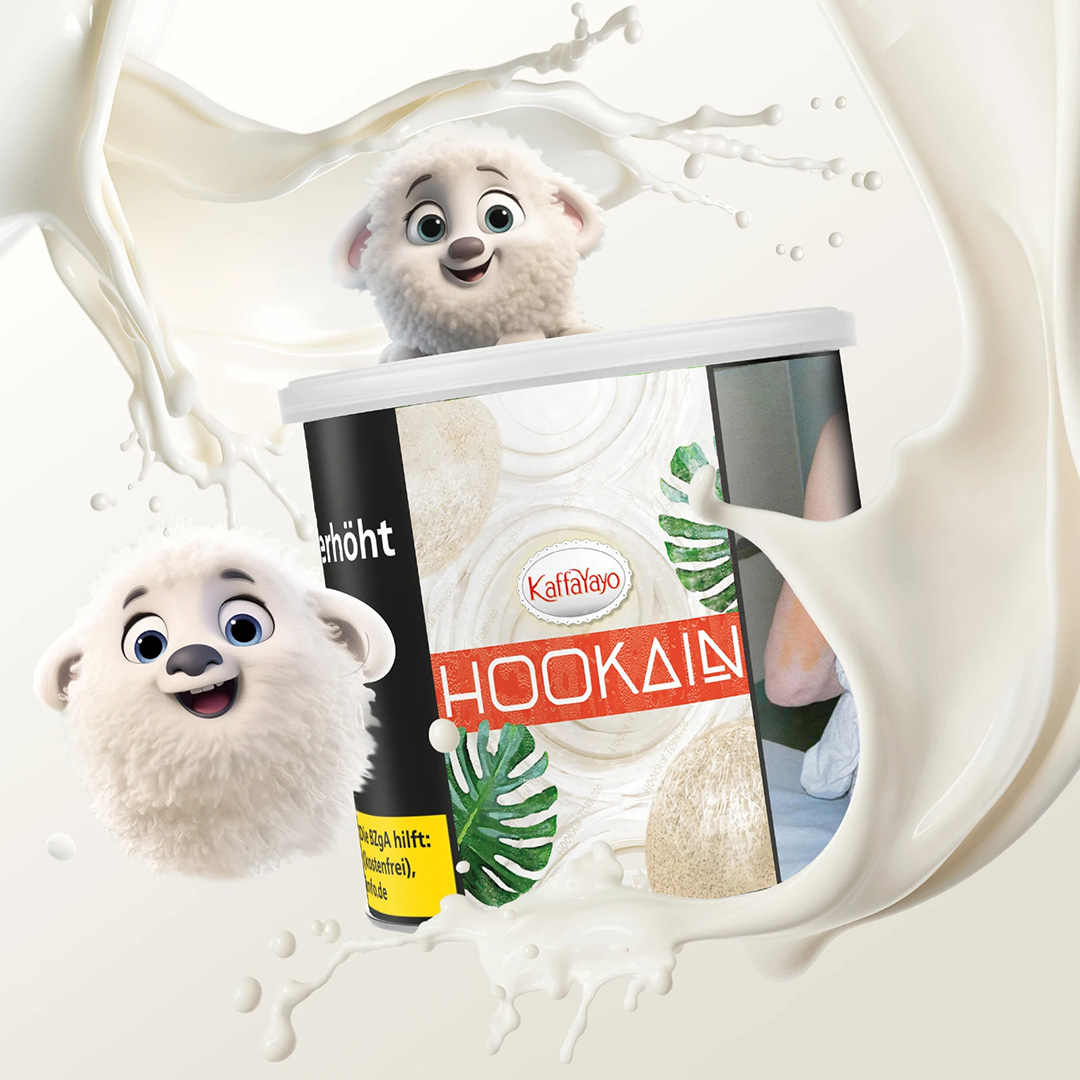 Hookain Shisha Tabak Kaffa Yayo 200g