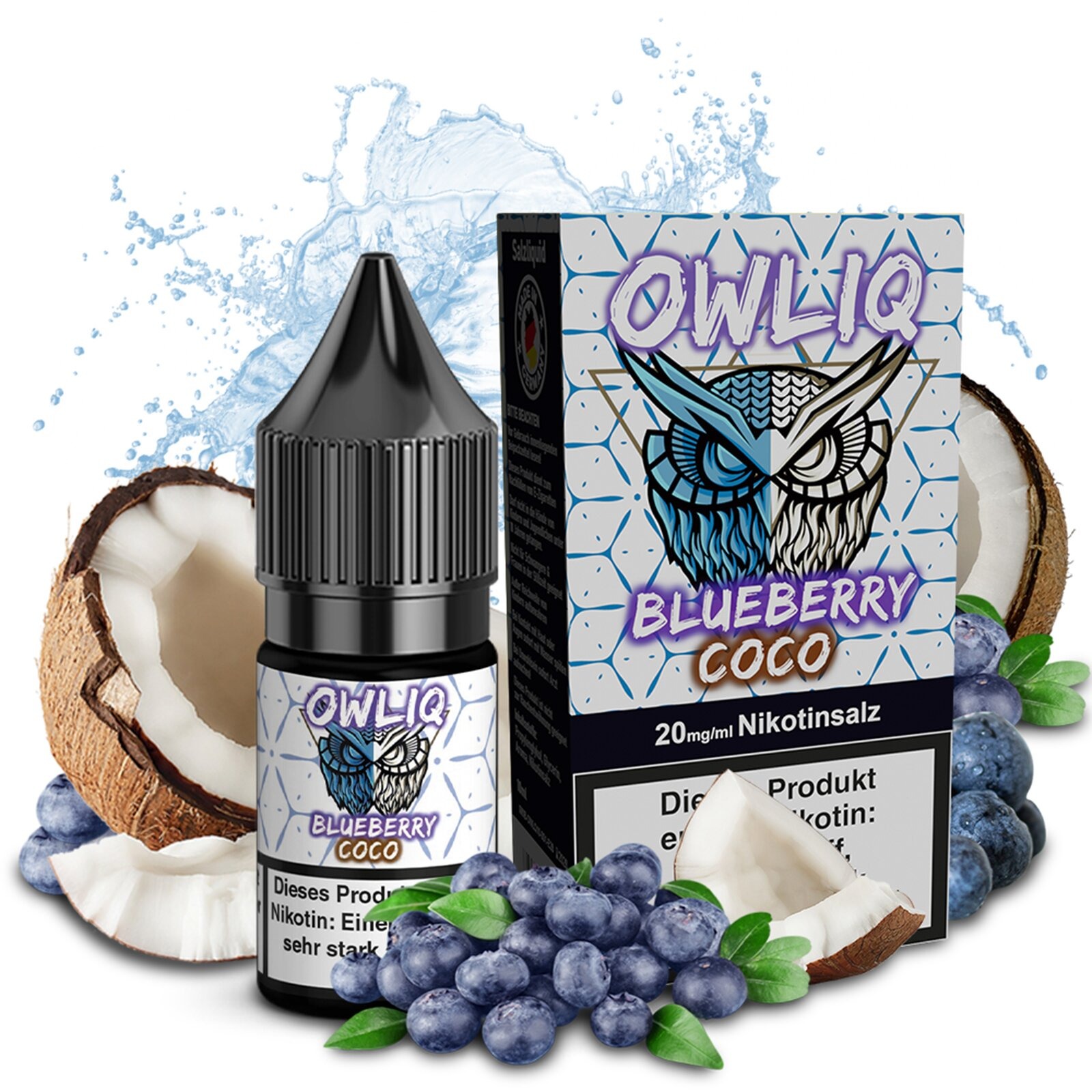 Owliq Liquid Blueberry Coco 10ml 20mg