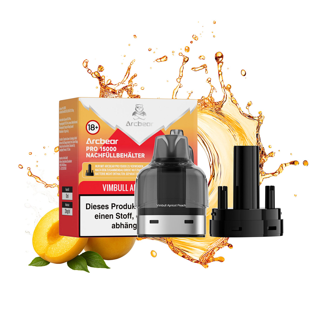 Arcbear - Pro 15000 Pod - Vimbull Apricot Peach 10ml