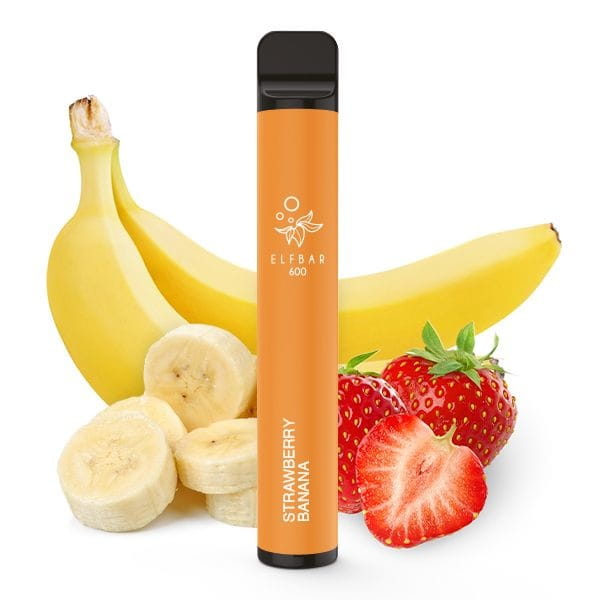 Elfbar 600 - Einweg E-Zigarette Strawberry Banana 2% Nikotin
