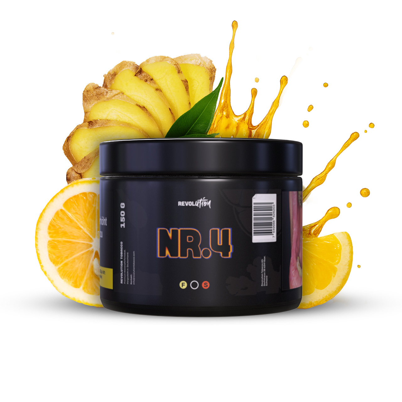 Revolution Shisha Tabak Nr. 4 150g