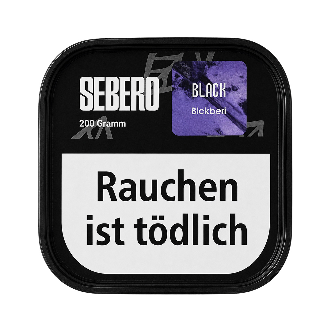 Sebero Darkblend Shisha Tabak Black Blackberry 200g
