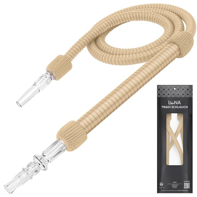 Luna - Traditioneller Kunstleder Schlauch Beige