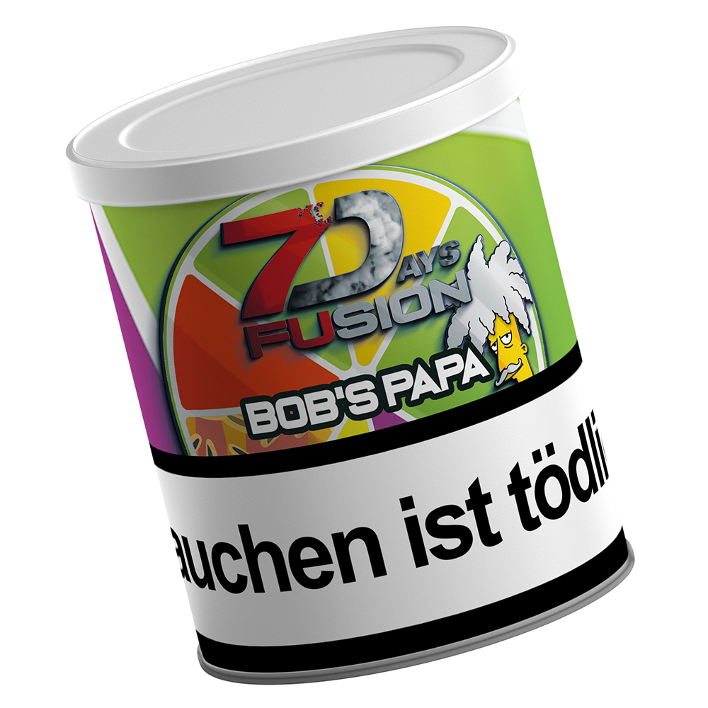 7 Days Fusion Pfeifentabak Bobs Papa 7 Days Fusion Pfeifentabak Bobs Papa