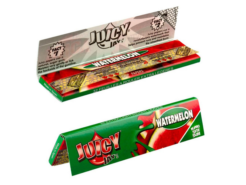 Juicy Jay's - Mix N Roll King Size Slim Longpapers mit Geschmack - Watermelon