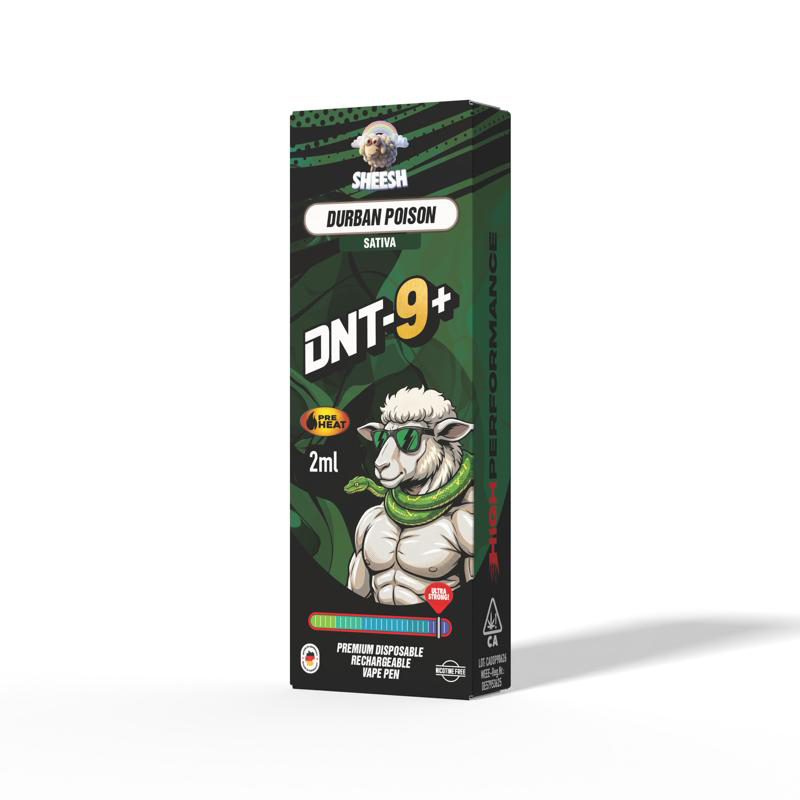 Sheesh DNT-9+ Vape Durban Poison 2ml Sheesh DNT-9+ Vape Durban Poison 2ml