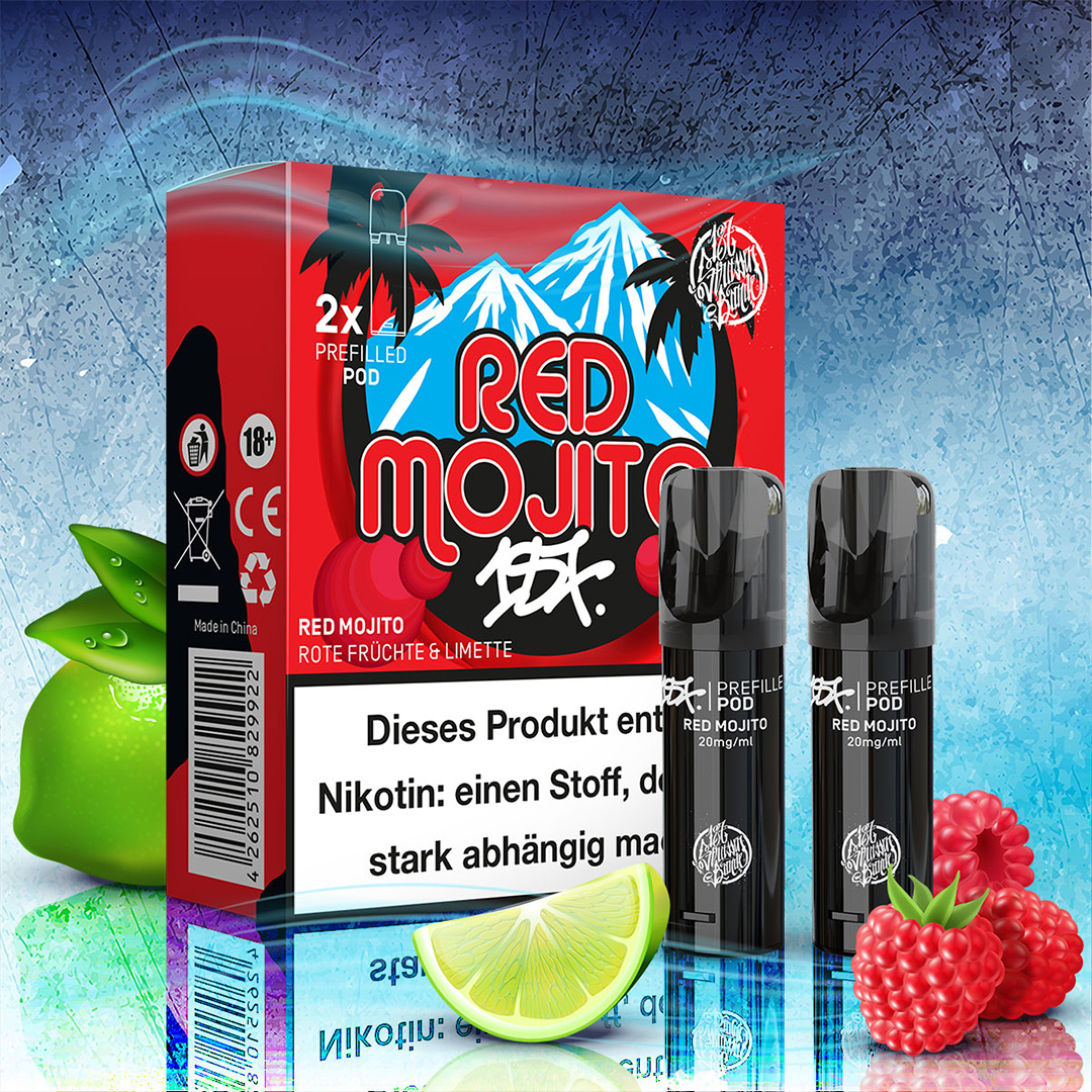 187 - POD - Red Mojito 2% Nikotin (2er Pack) 187 - POD - Red Mojito 2% Nikotin (2er Pack)