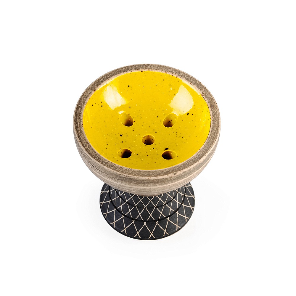 Alpha Hookah Alpha Bowl Turk Design Mustard