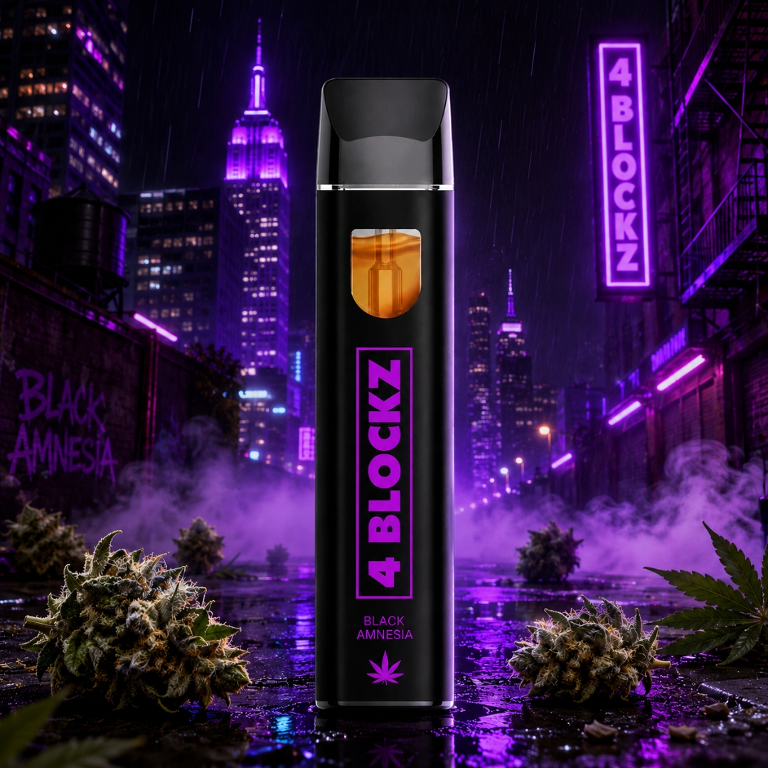 4 Blockz H3BTA Vape Black Amnesia 1ml