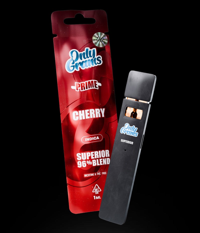 Only Grams Superior Blend Vape - Cherry 1ml