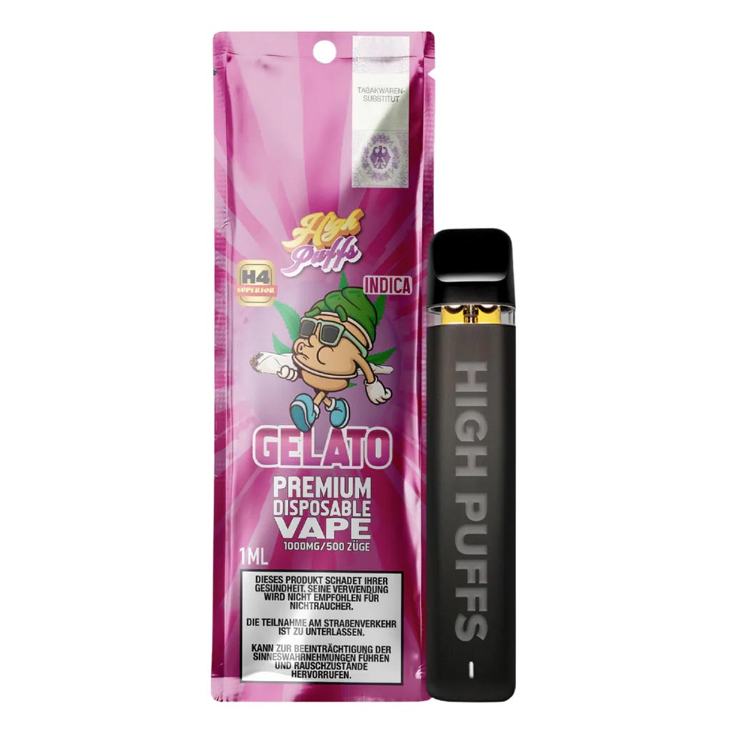 High Puffs H4 Superior Vape Gelato 1ml High Puffs H4 Superior Vape Gelato 1ml