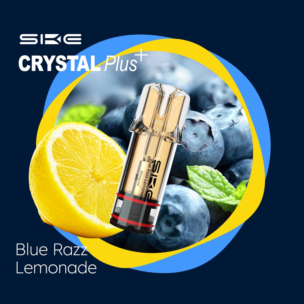 SKE Crystal Plus Pod Blue Razz Lemonade
