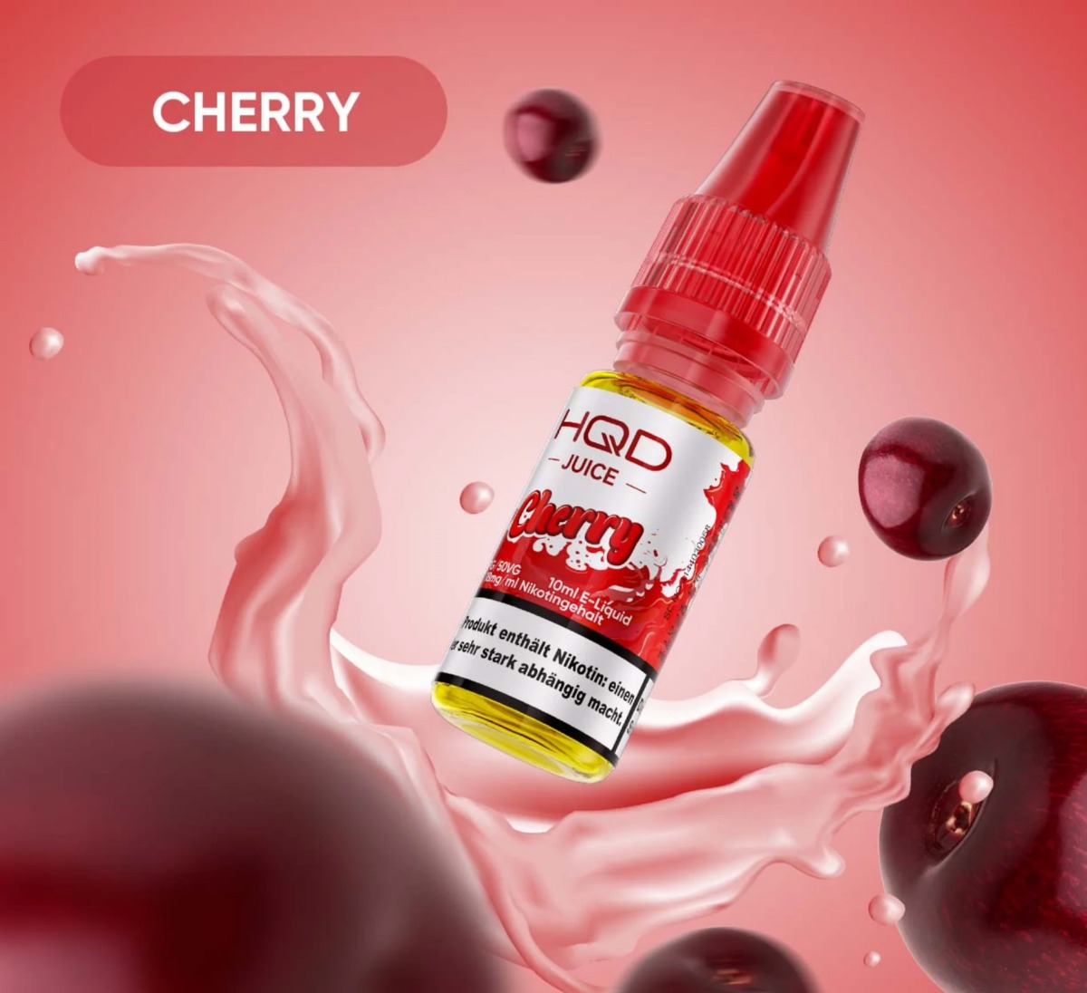 HQD Juice Liquid Cherry 10ml 18mg HQD Juice Liquid Cherry 10ml 18mg