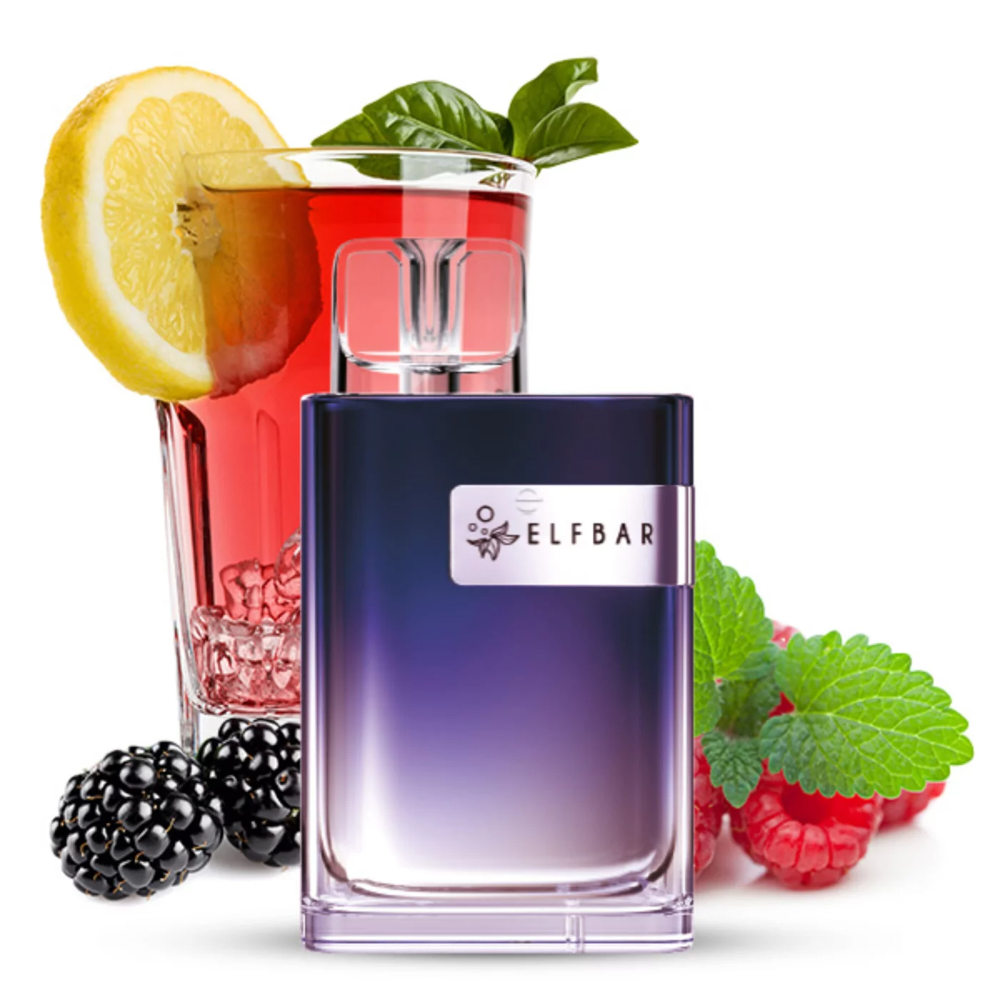 Elfbar CR600 Vape - Einweg E-Shisha - Blackberry Raspberry Lemonade 2% Nikotin