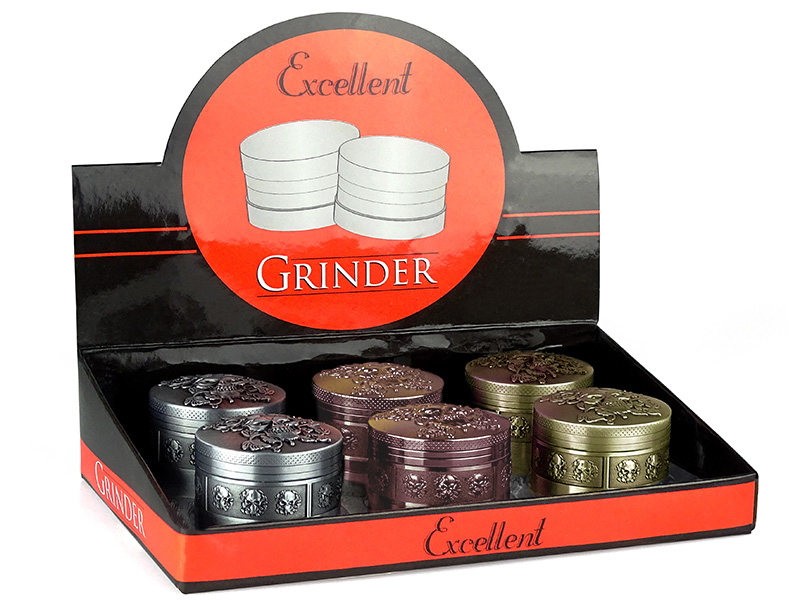 Excellent Grinder Skull with Ivy Excellent Grinder Skull with Ivy