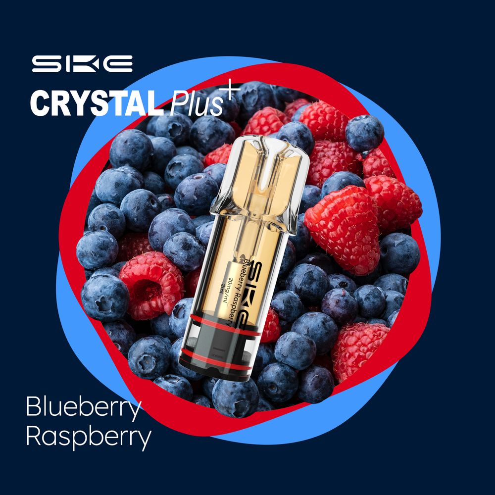 SKE Crystal Plus Pod Blueberry Raspberry